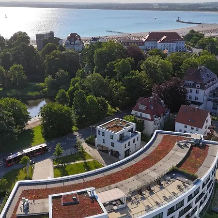 شقة Godewindpark Deluxe-apartment 2-12 Mit Eigener E-ladesaeule In Der Tiefgarage Und Xl-strandkorb Am *