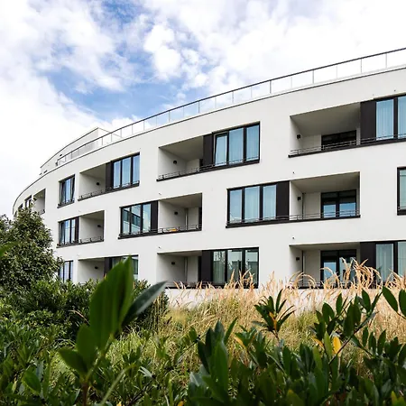 شقة Godewindpark Deluxe-apartment 2-12 Mit Eigener E-ladesaeule In Der Tiefgarage Und Xl-strandkorb Am *